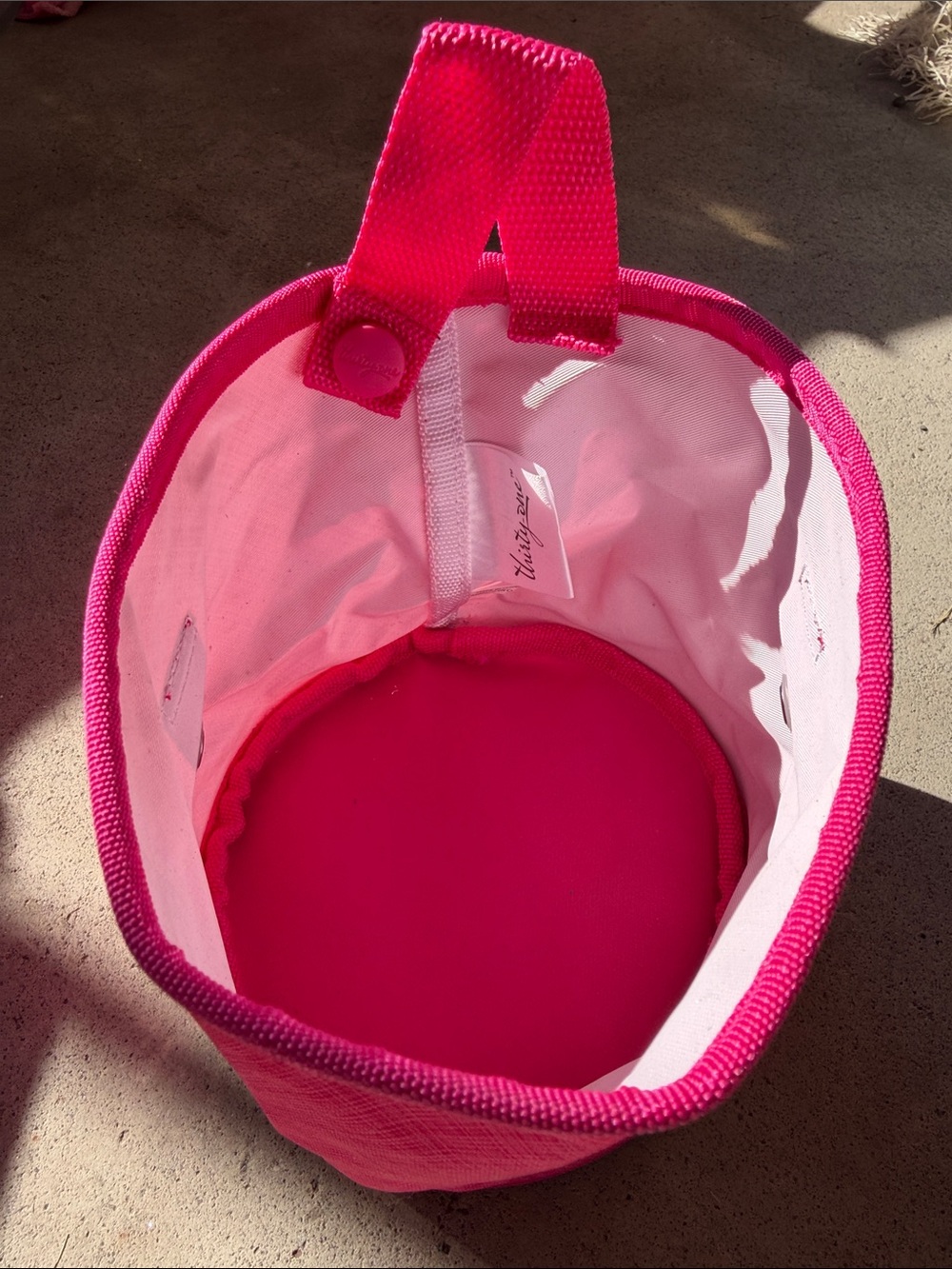 Thirty- One Pink Fabric Storage Bin